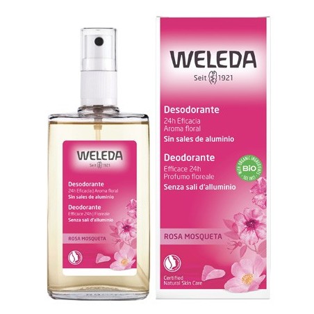 Weleda Deodorante rosa mosqueta pelli sensibili 100 ml