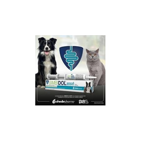 Simbidol asset pasta 15 g siringa multirazione per cani e gatti