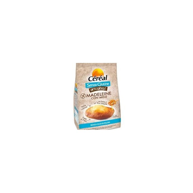 Cereal madeleine con miele senza glutine integrale 170 g