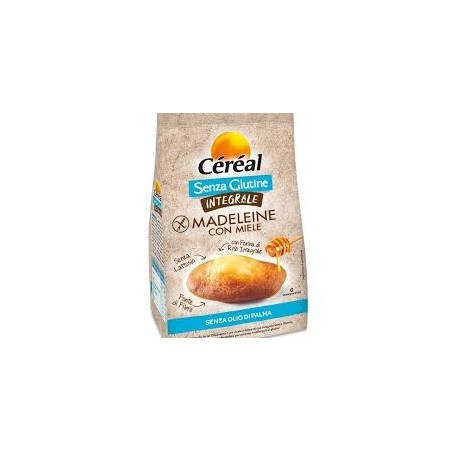 Cereal madeleine con miele senza glutine integrale 170 g