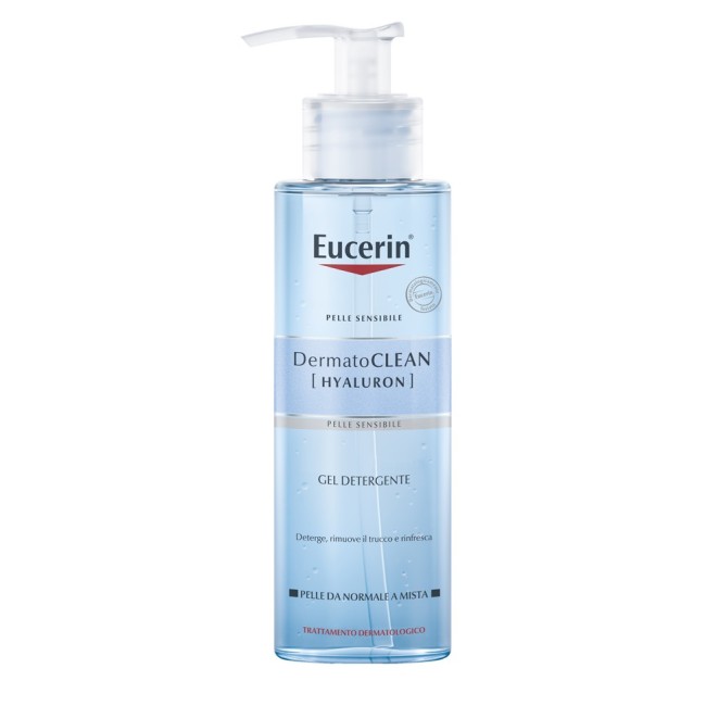 Eucerin dermatoclean gel detergente per pelle grassa 200 ml