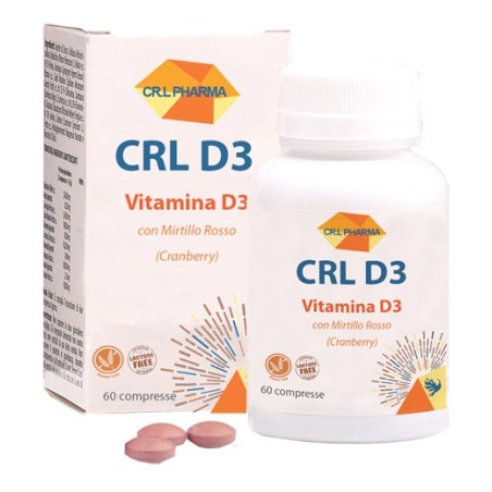 Crl d3 60 compresse integratore di vitamina D3 e mirtillo