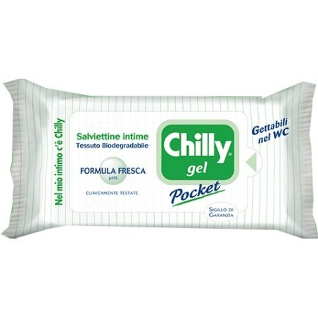 Chilly salviette intime gel per i rapporti sessuali 12 pezzi