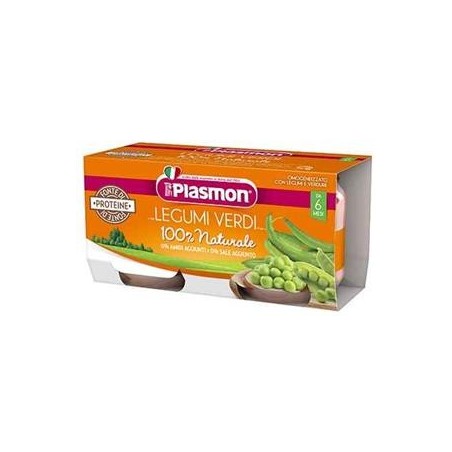 Plasmon omogeneizzato legumi verdi 2x80 g