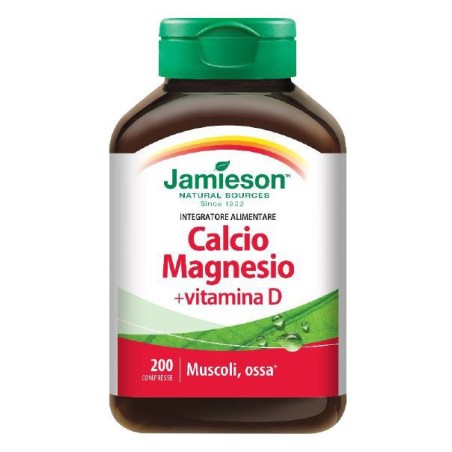 Jamieson calcio magnesio con vitamina d 200 compresse