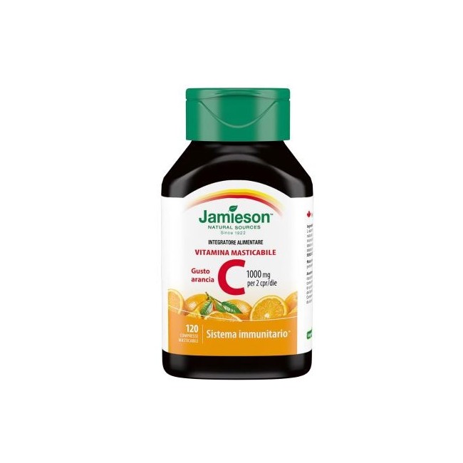 Jamieson vitamina c 1000 masticabile arancia 120 compresse