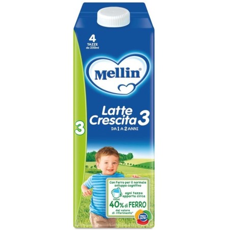 Mellin 3 latte per bambini da un anno in poi 1000 ml