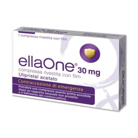 Ellaone pillola del giorno dopo 1 compressa rivestita 30mg