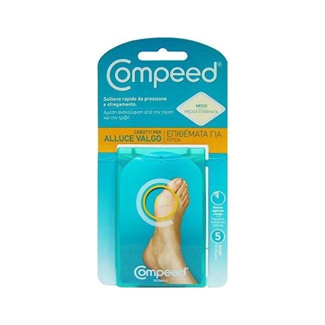 Compeed alluce valgo cerotti idrocolloidali 5 pezzi