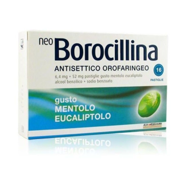 Neoborocillina Antisettico Orofaringeo* 16 Pastiglie Menta