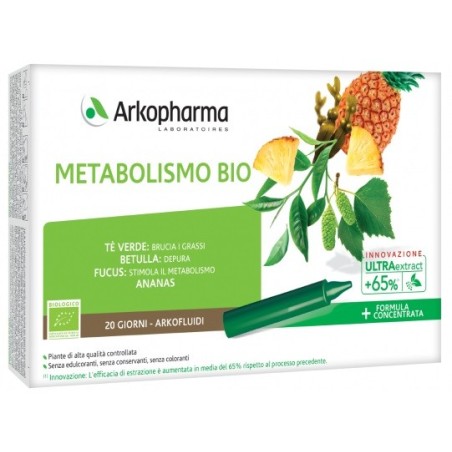 Arkofarma Arkofluidi ultra suoni metabolismo bio 20 fiale