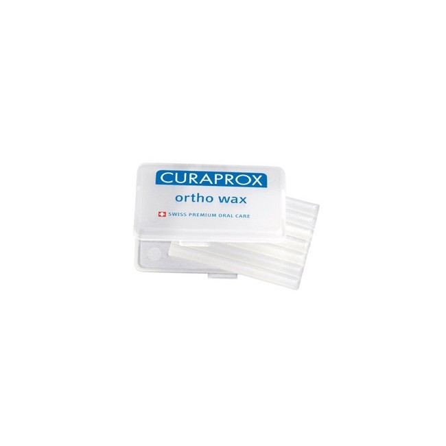 Curaprox ortho wax 7 pezzi 46x4 mm di cera ortodontica