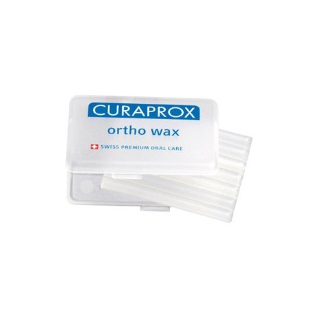 Curaprox ortho wax 7 pezzi 46x4 mm di cera ortodontica