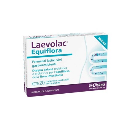 Laevolac equiflora 20 compresse integratore di probiotici