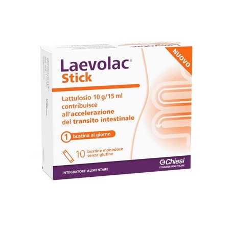 Chiesi Laevolac stick 10 bustine integratore di lattulosio