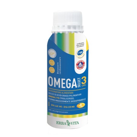 Erba Vita Omega Select 3 UHC integratore 120 perle