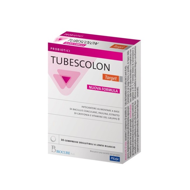 6 Confezioni Biocure Tubes Colon Target 30 compresse