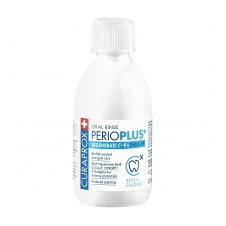 Curaprox perioplus+ regenerate Collutorio chx 0,09% 200 ml