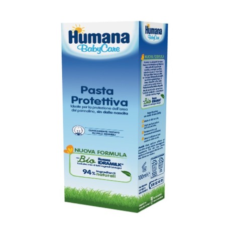 Humana baby care pasta protettiva pelle sensibile tubo 100 ml