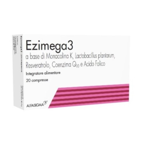 Alfasgma Ezimega 3 20 compresse integratore almentare 6 pezzi