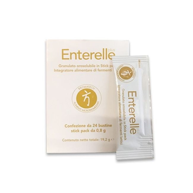 Enterelle plus 24 bustine stick pack integratore di fermenti lattici