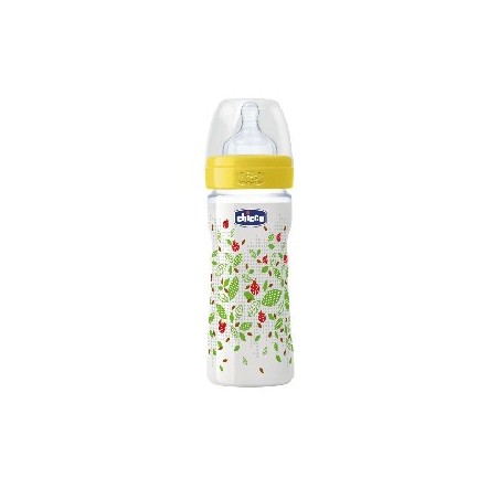 Chicco Biberon Benessere Colorato Unisex 250ml