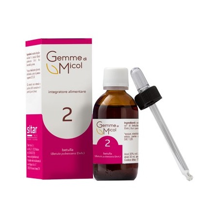 Sitar Gemme di micol 2 estratto gliceralcolico gocce 30ml