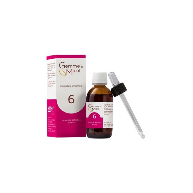 Sitar Gemme di micol 6 estratto idroalcolico gocce 30 ml