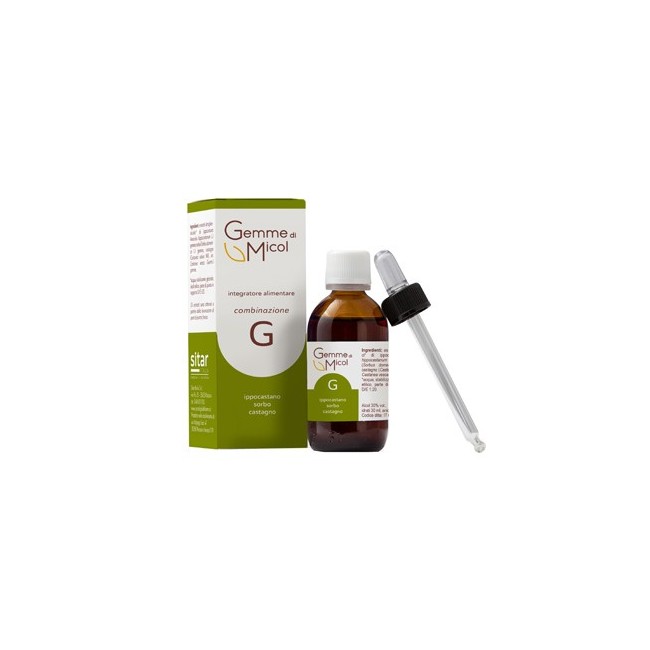 Sitar Gemme di micol G estratto idroalcolico gocce 30 ml