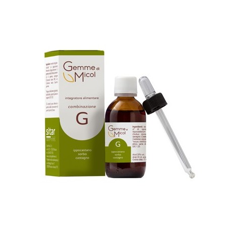 Sitar Gemme di micol G estratto idroalcolico gocce 30 ml