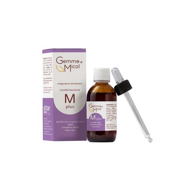 Sitar Gemme di micol M Plus estratto idroalcolico gocce 30 ml