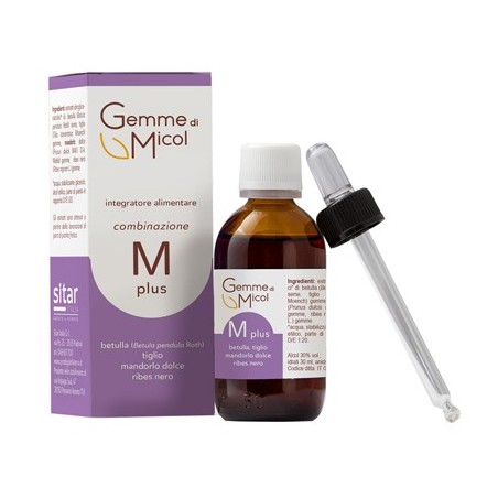 Sitar Gemme di micol M Plus estratto idroalcolico gocce 30 ml