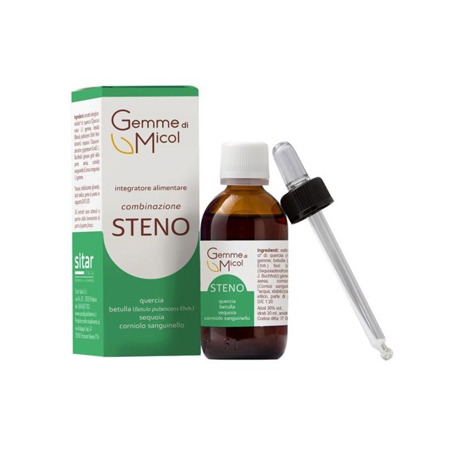 Sitar Gemme di micol steno estratto idroalcolico gocce 30 ml