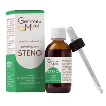 Sitar Gemme di micol steno estratto idroalcolico gocce 30 ml