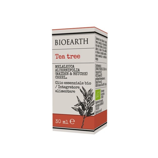 Bioearth International Tea tree olio essenziale biologico 30 ml