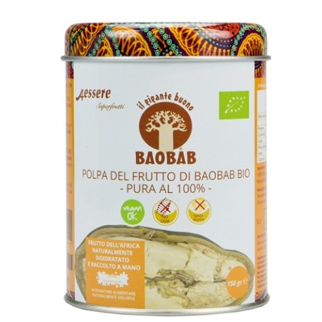 Baobab aessere polpa bio Alimento Biologico 150 grammi