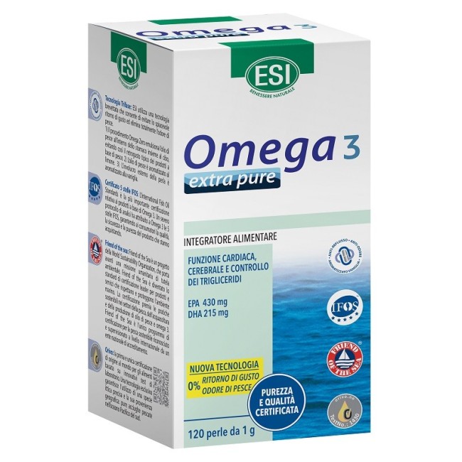 Esi omega 3 extra pure integratore 120 perle