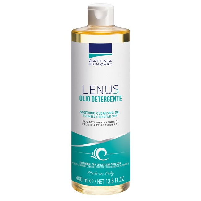 Galenia Lenus olio detergente 400 ml per pelle con prurito