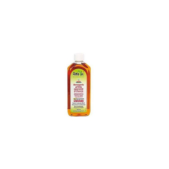 Almawin detergente concentrato all'olio di arancia eco bio 500 ml