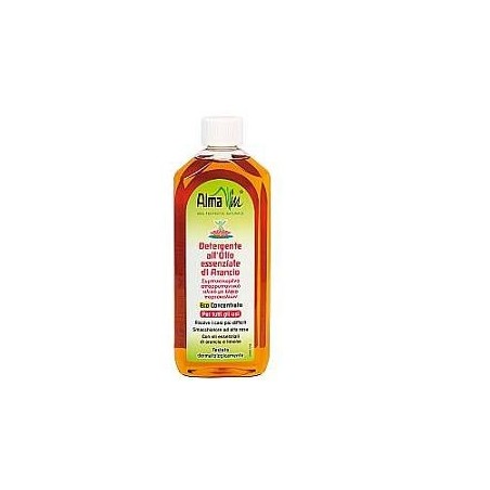 Almawin detergente concentrato all'olio di arancia eco bio 500 ml