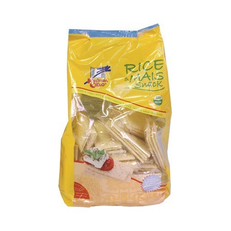 Rice & mais snack cialde di riso e mais con sale bio 250 g