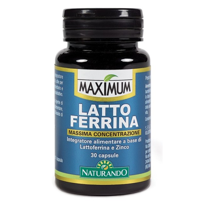 Naturando Maximum lattoferrina integratore 30 capsule