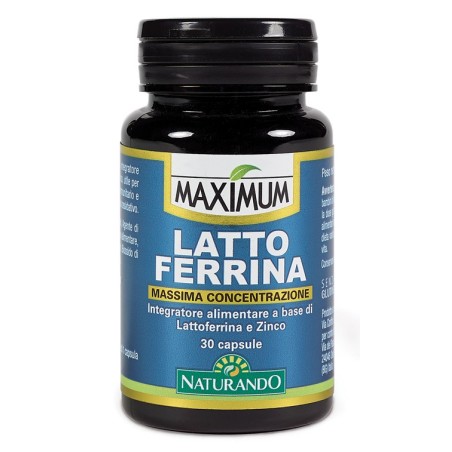 Naturando Maximum lattoferrina integratore 30 capsule