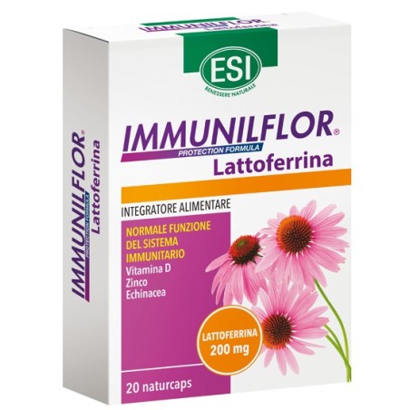 Esi immunilflor lattoferrina integratore 20 naturcaps