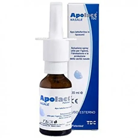 Apolact TDC Spray Nasale di lattoferrina liposomiale 20 ml - Para-Farmacia  Bosciaclub
