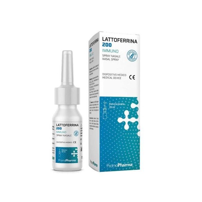 Promopharma Lattoferrina 200 Immuno Spray Nasale 20 ml