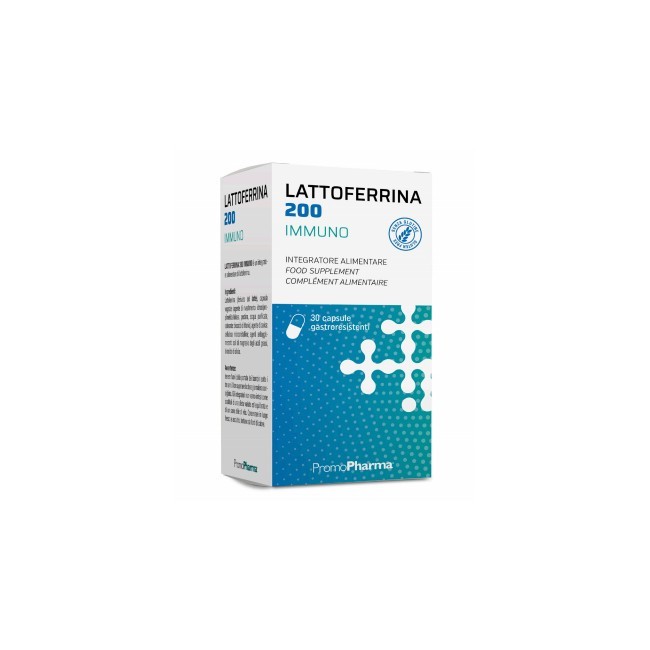 Promopharma Lattoferrina 200 Immuno Sistema Immunitario 30 Capsule