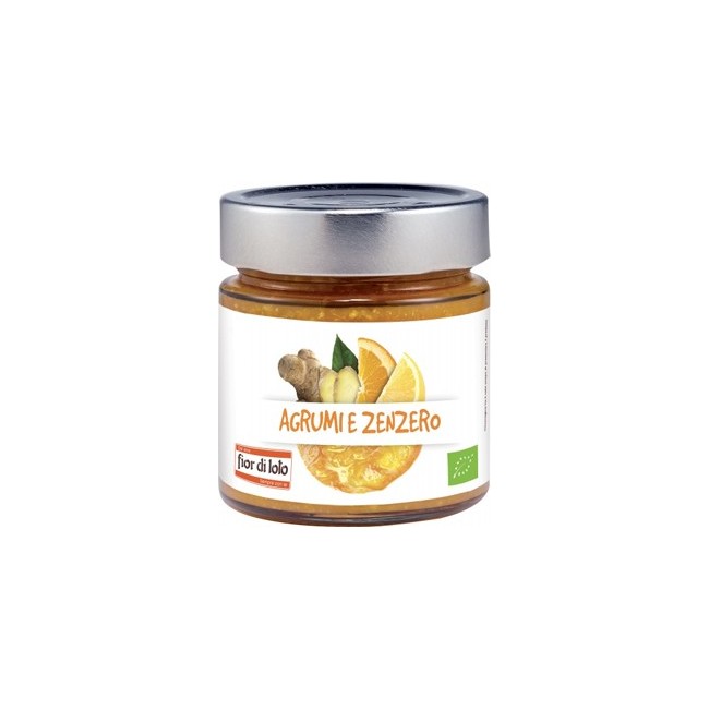 Fior di loto Composta agrumi e zenzero bio 250 g