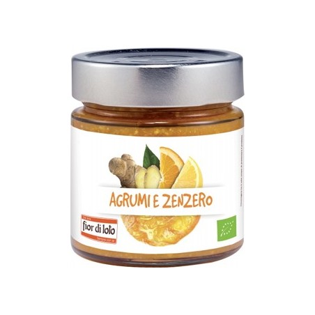 Fior di loto Composta agrumi e zenzero bio 250 g