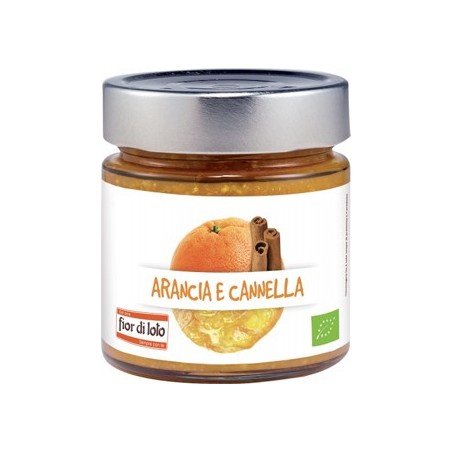 Fior di loto Composta arancia e cannella bio 250 g